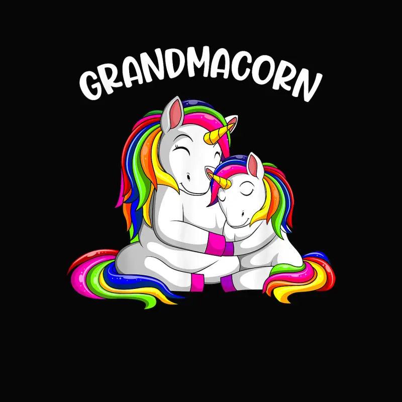 Grandmacorn Unicorn Grandma Mother´s Day Women Toddler Staple T-Shirt
