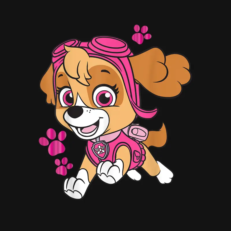 Paw Patrol Skye  T-Shirt Unisex Long Sleeve T-Shirt