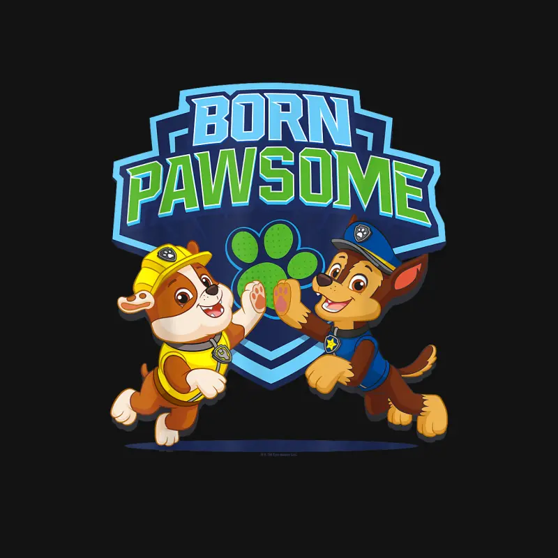 Paw Patrol Born Pawsome Unisex Long Sleeve T-Shirt