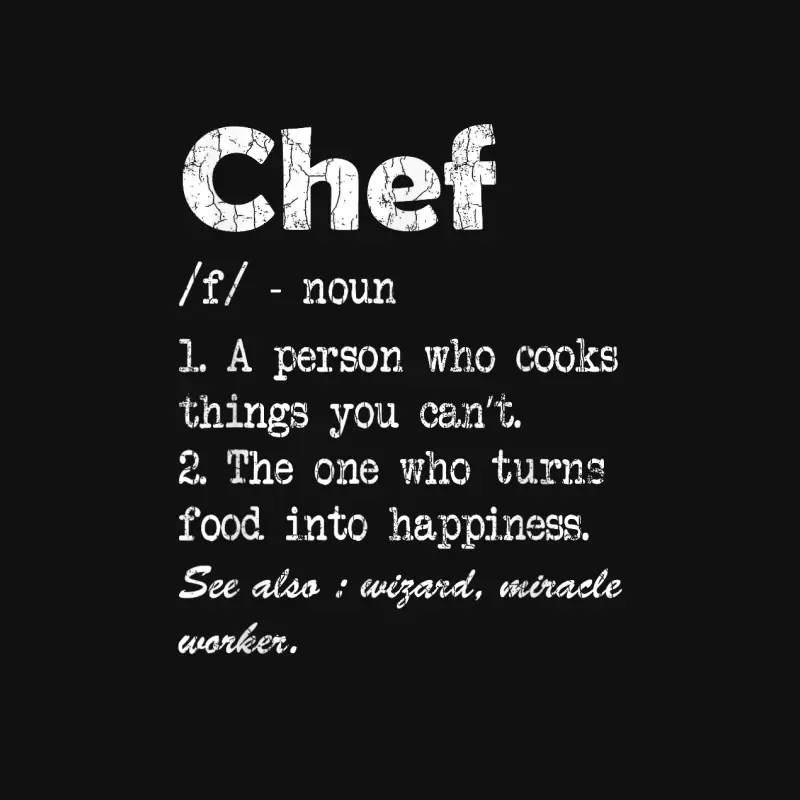 Chef Definition Funny Cook Cooking Graphic Baby Onesie