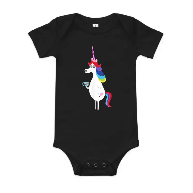 Disney And Pixar's Inside Out Rainbow Unicorn Baby Onesie