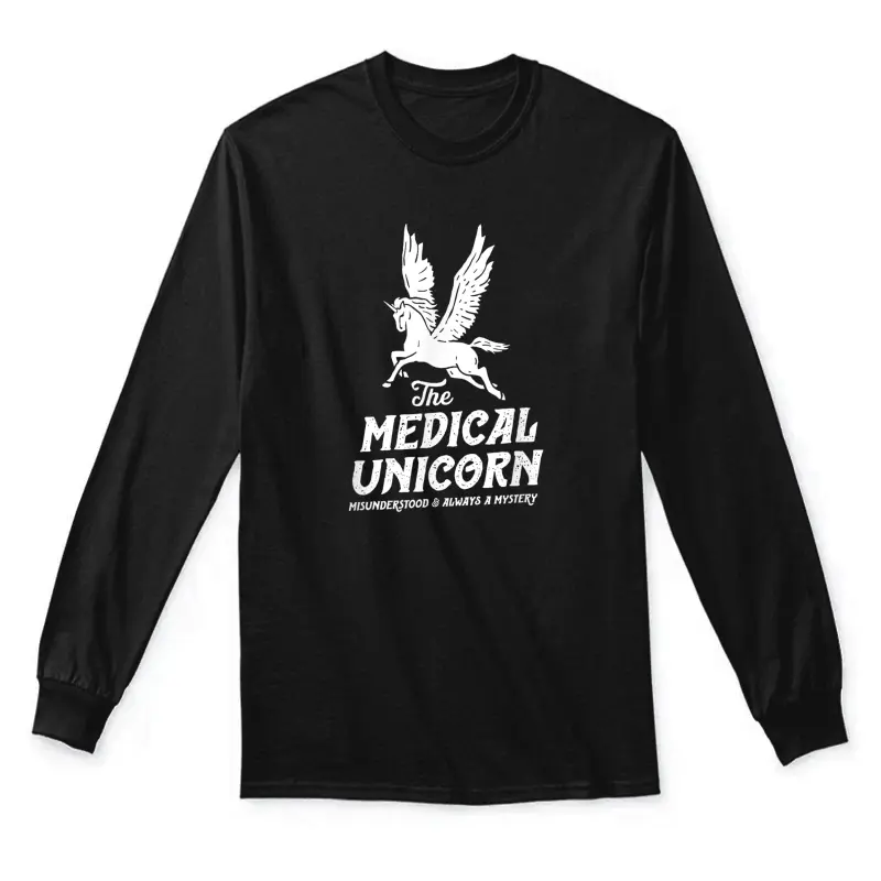 The Medical Unicorn Always A Mystery Rare Disease Awareness Unisex Long Sleeve T-Shirt