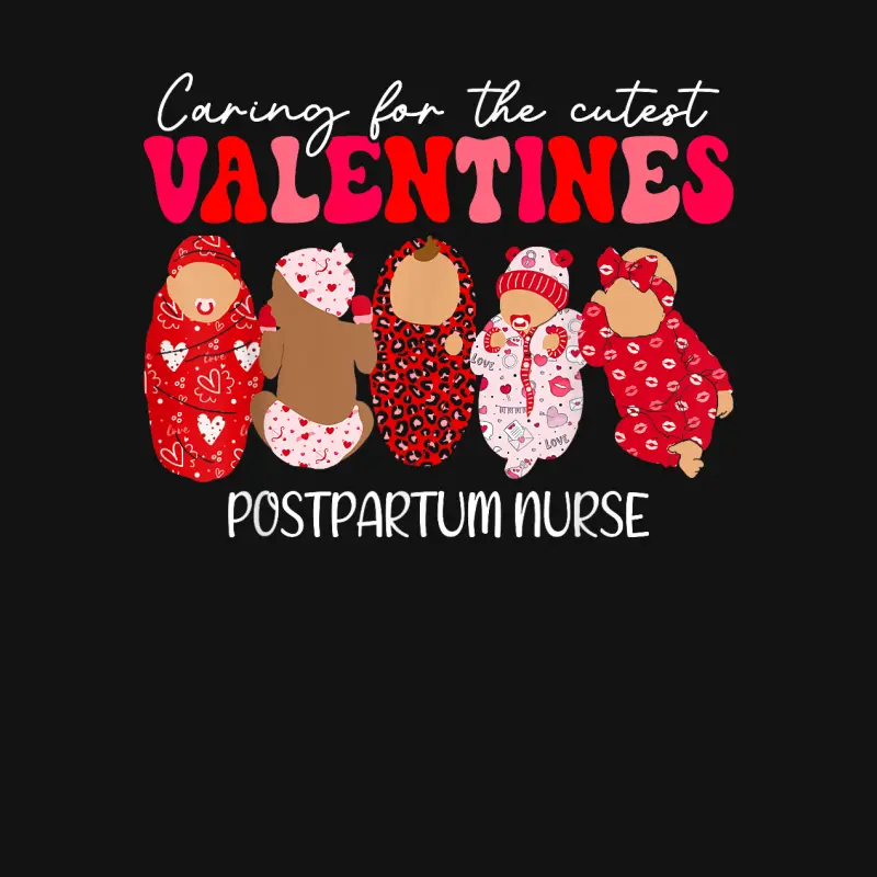 Caring For The Cutest Valentines Postpartum Nurse Youth Staple T-Shirt