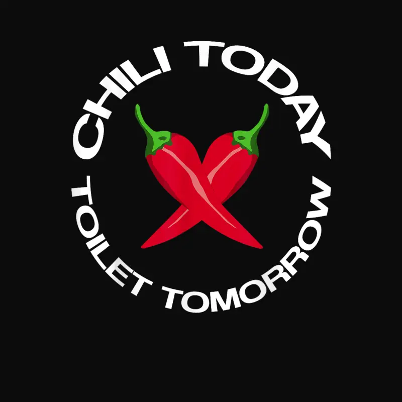 Funny Chili Today Toilet Tomorrow Cook Off Unisex Staple T-Shirt