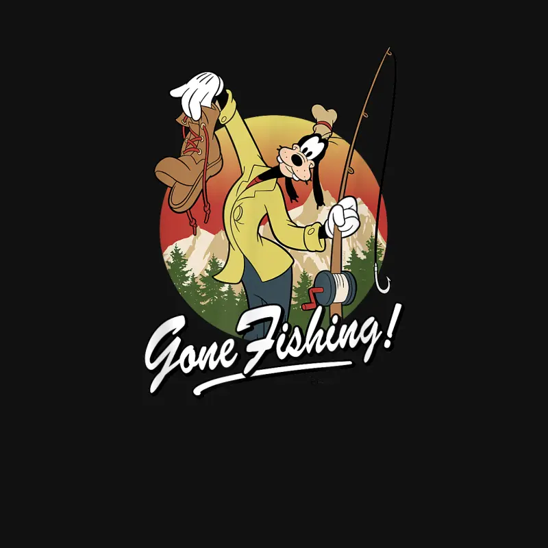 Disney - Goofy Gone Fishing! Baby Onesie