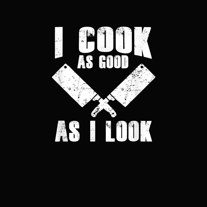 Funny Cook Cooking Chef - I Cook As Good As I Look Toddler Staple T-Shirt