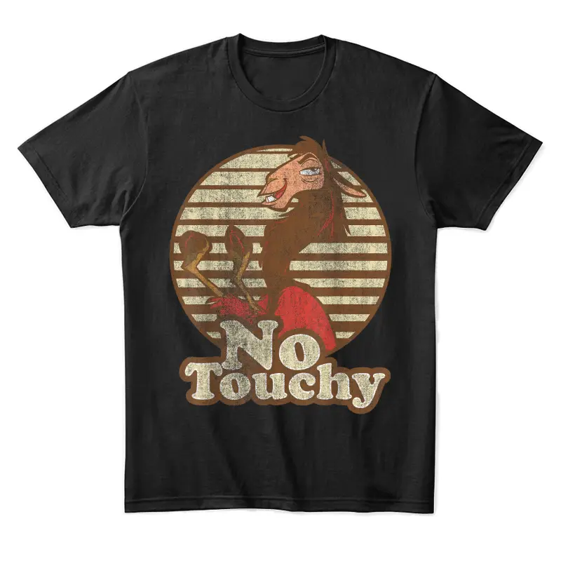 Disney Emperor's New Groove Kuzco Llama No Touchy Short Sleeve Unisex Staple T-Shirt
