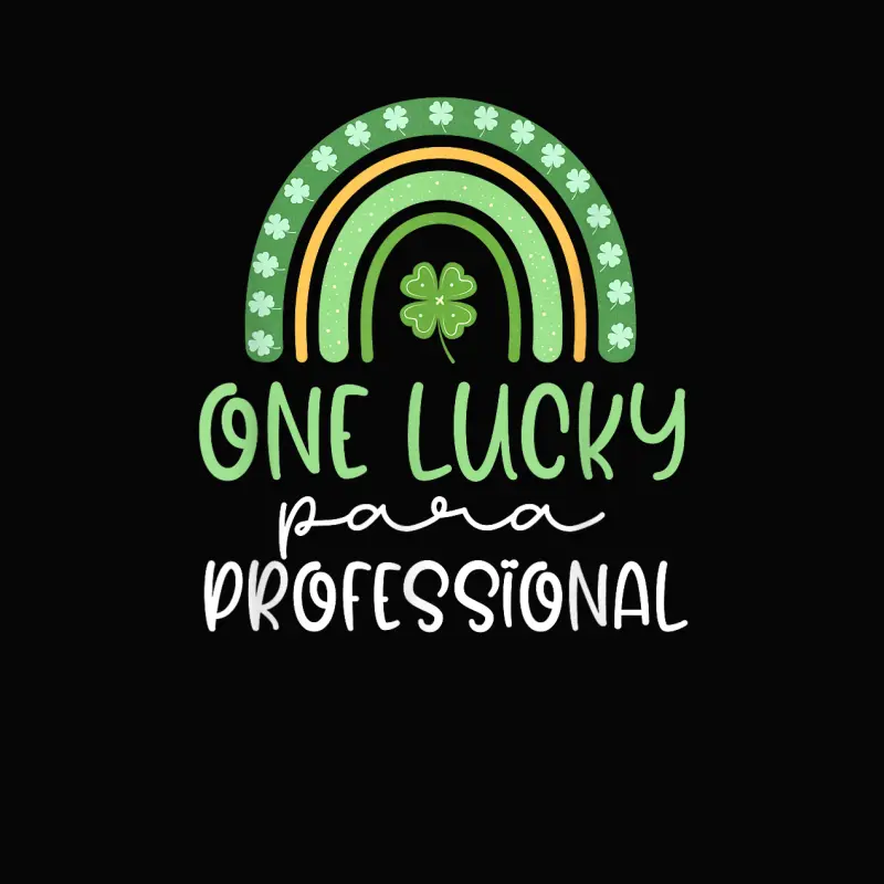 One Lucky Paraprofessional Funny St Patrick's Day Para Toddler Staple T-Shirt