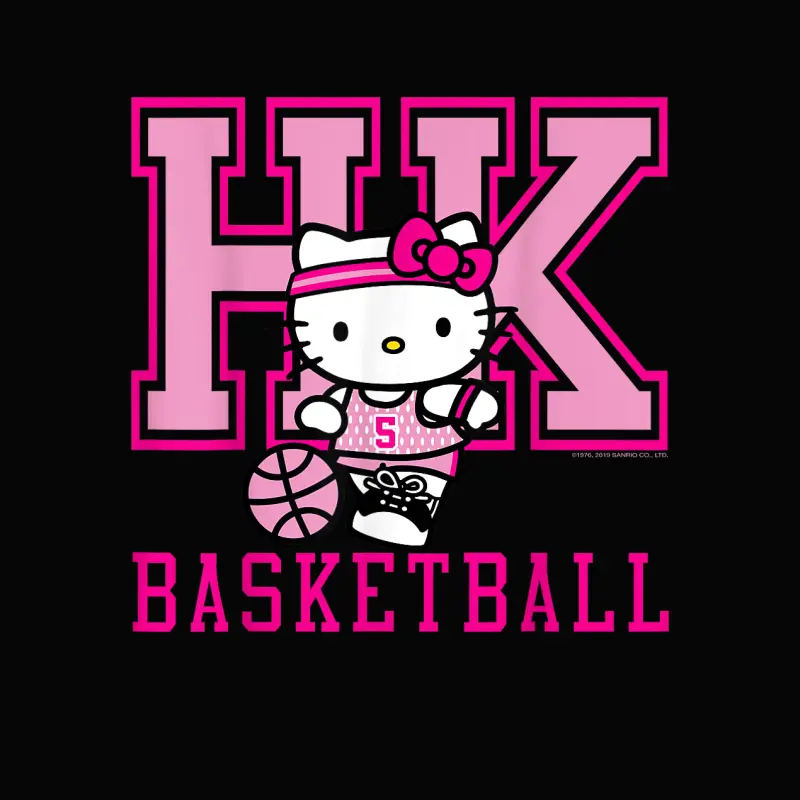 Hello Kitty Basketball Sports Athlete Tee Shirt Toddler Staple T-Shirt
