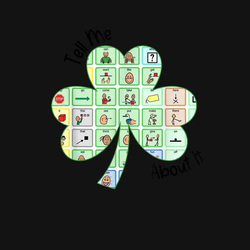 Tell Me About It Shamrock Education Ot Aac Sped St Patrick Unisex Long Sleeve T-Shirt