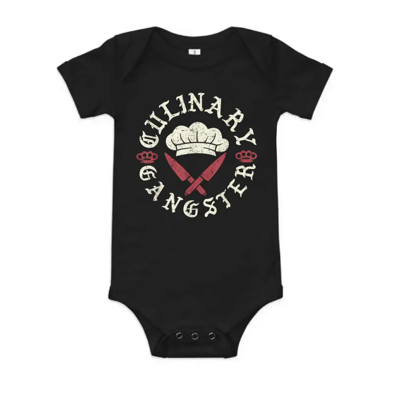 Awesome Cook Gift Shirt Line Cook Culinary Gangster Chef Tee Baby Onesie