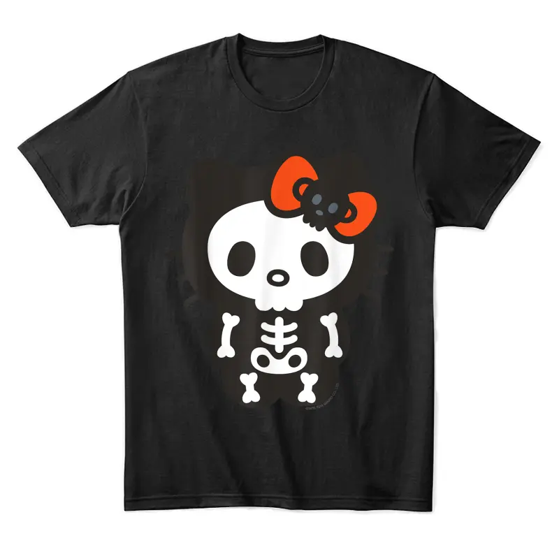 Hello Kitty Skeleton Halloween Tee Shirt Unisex Staple T-Shirt