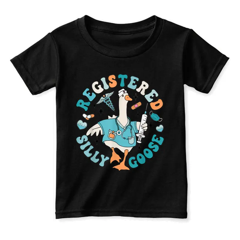 Registered Silly Goose Nursing Student Nurse Practitioner Toddler Staple T-Shirt