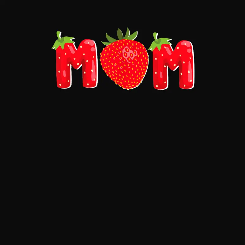 Funny Strawberry Mom Fruit Birthday Family Matching Unisex Staple T-Shirt