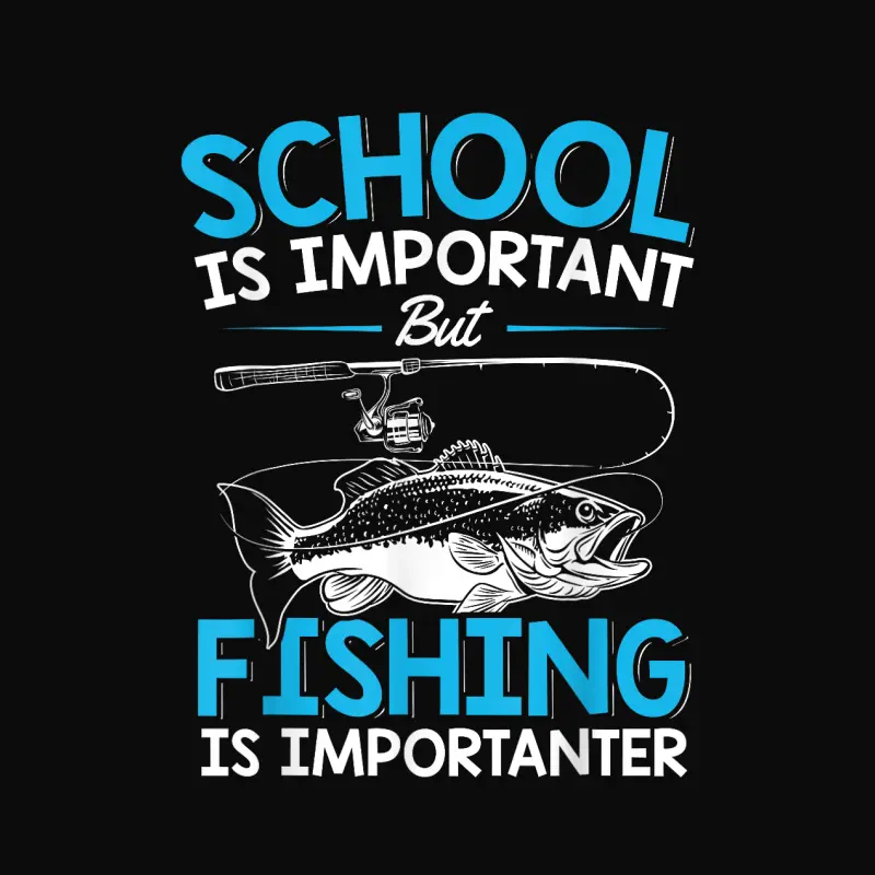 Fishing Shirt Youth Boys Fish Lover Teen Boys Fishing Unisex Staple T-Shirt