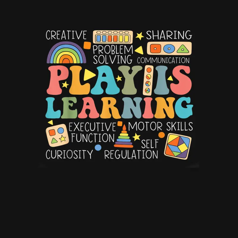 Groovy Play Is Learning Kindergarten Teacher Appreciation Unisex Long Sleeve T-Shirt