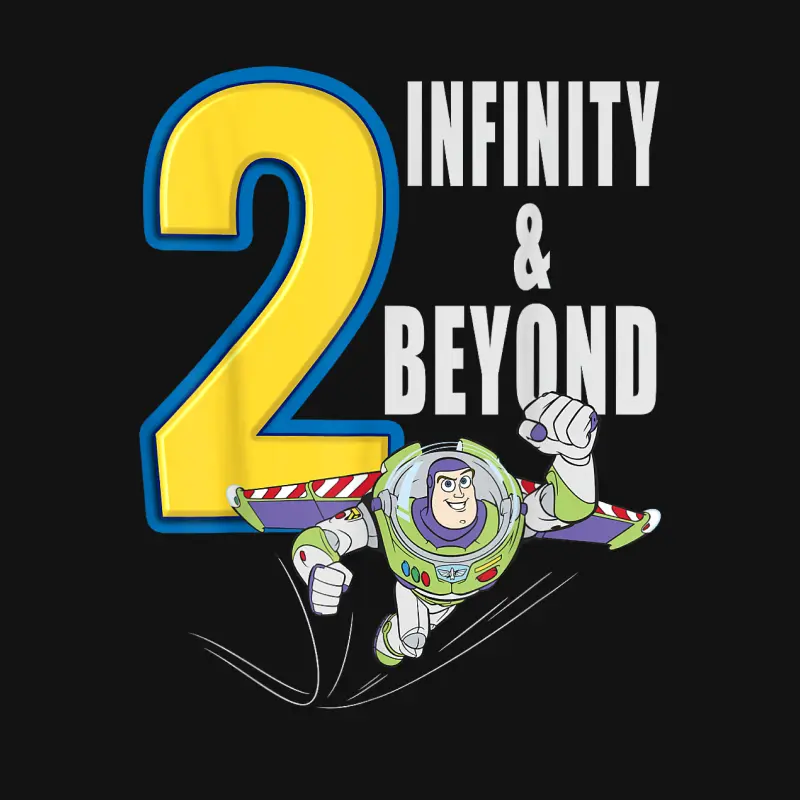 Disney Pixar Toy Story Buzz Lightyear Fly Quote Graphic Tee Unisex Long Sleeve T-Shirt