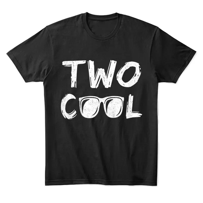 Two Cool 2Nd Birthday Gift 2 Year Old Boy Second Bday Unisex Staple T-Shirt