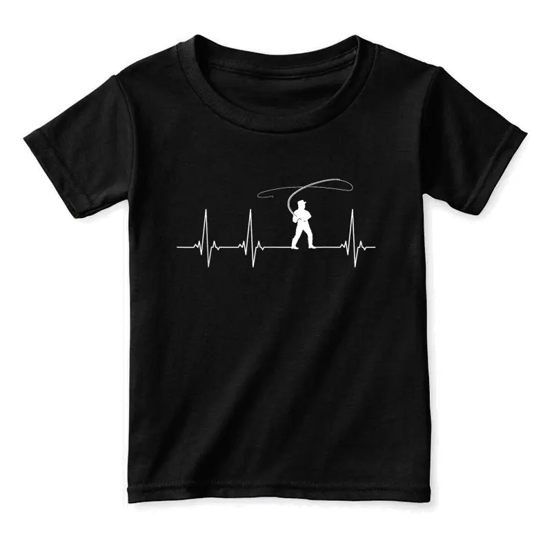 Fly Fishing Heartbeat Toddler Staple T-Shirt