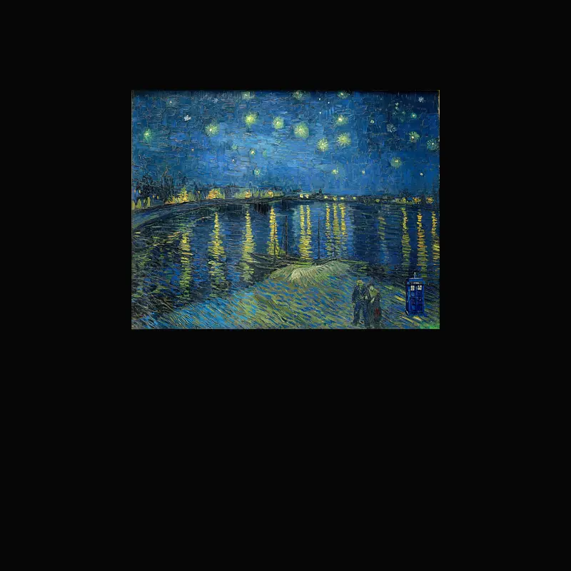 Starry Night Over The Rhone Doctor Visit Toddler Staple T-Shirt