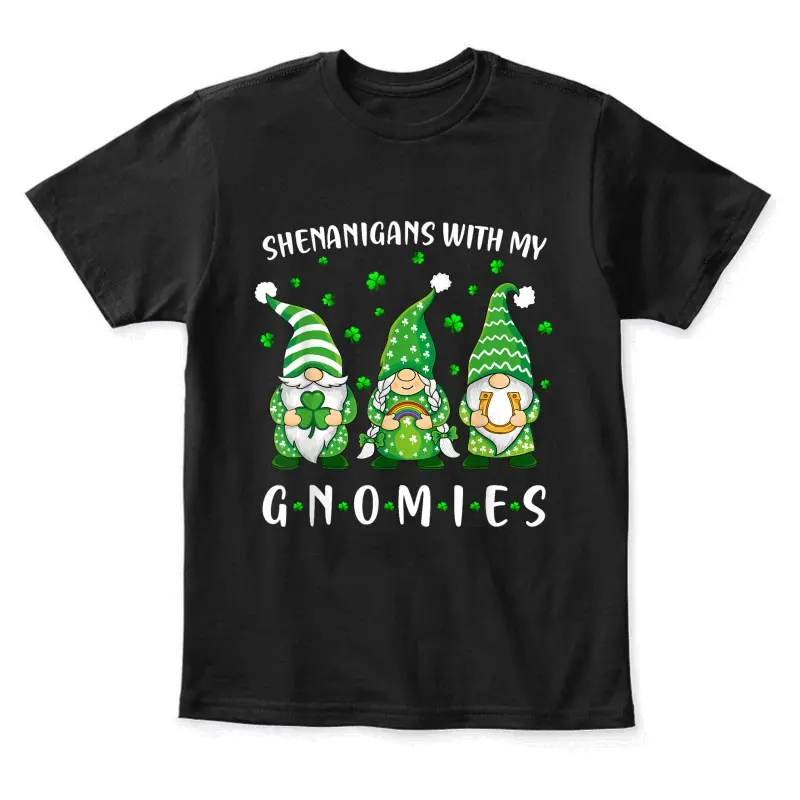 Shenanigans With My Gnomies St Patricks Day Gnome Youth Staple T-Shirt