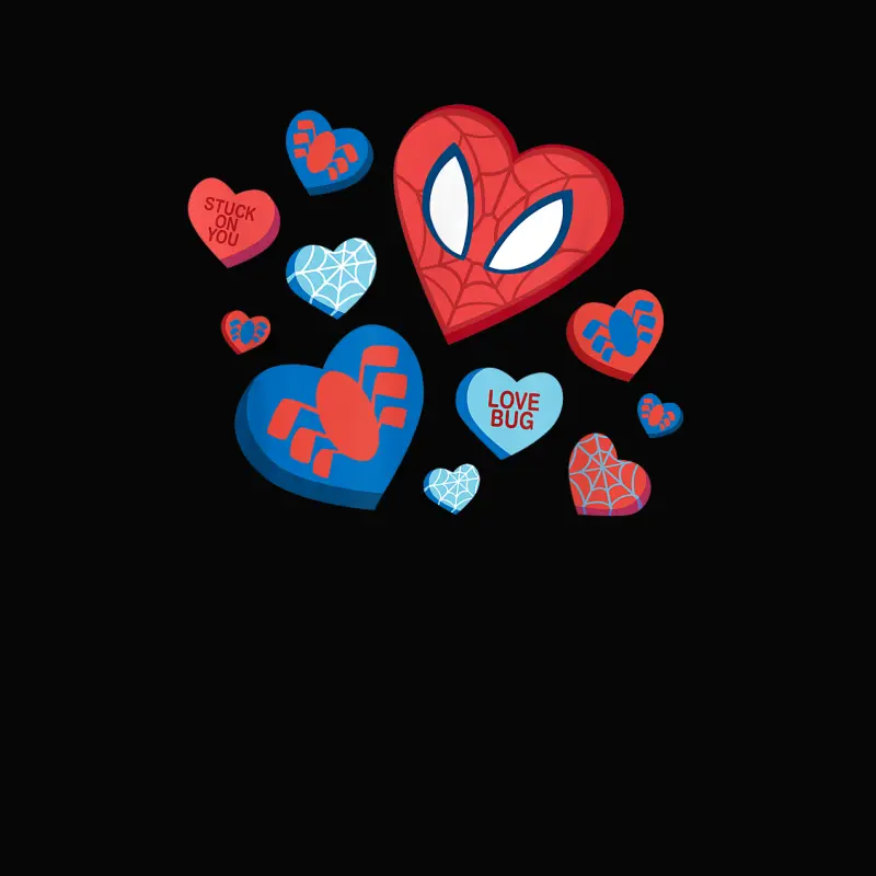 Marvel Spider-Man Spidey Hearts Valentine's Day Toddler Staple T-Shirt