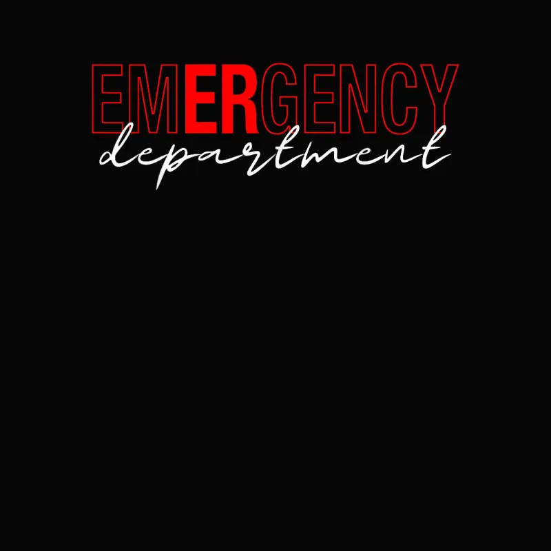 Emergency Room Er Rn Nurse Department Healthcare Nursing Toddler Staple T-Shirt