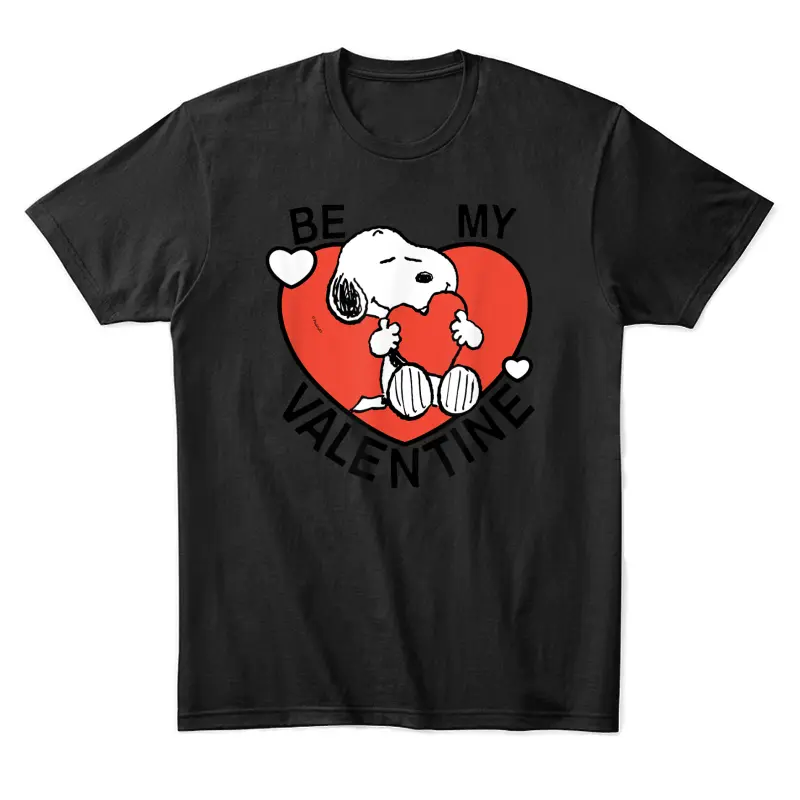 Peanuts Valentine Snoopy Heart Unisex Staple T-Shirt