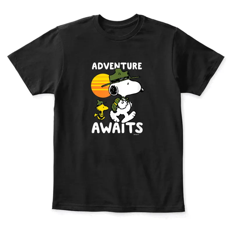 Peanuts - Snoopy Adventure Awaits Youth Staple T-Shirt