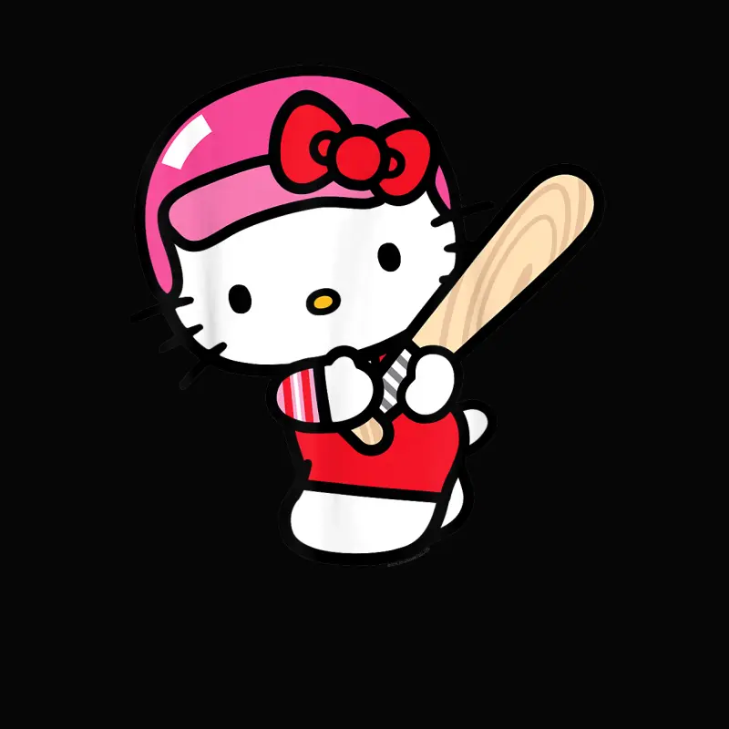 Hello Kitty Baseball Player Tee Shirt Toddler Staple T-Shirt