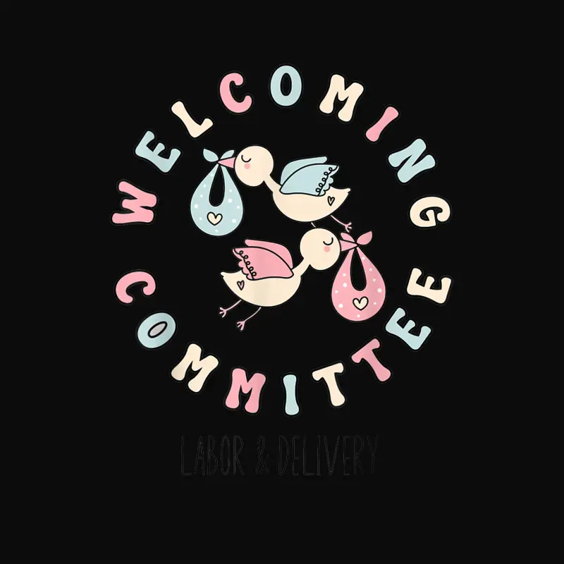 Women Welcoming Committee Labor And Delivery Nurse Ob Nurse Unisex Staple T-Shirt