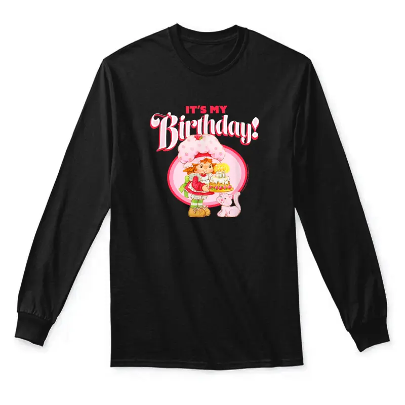 Strawberry Shortcake It's My Birthday Vintage Sweetie Unisex Long Sleeve T-Shirt