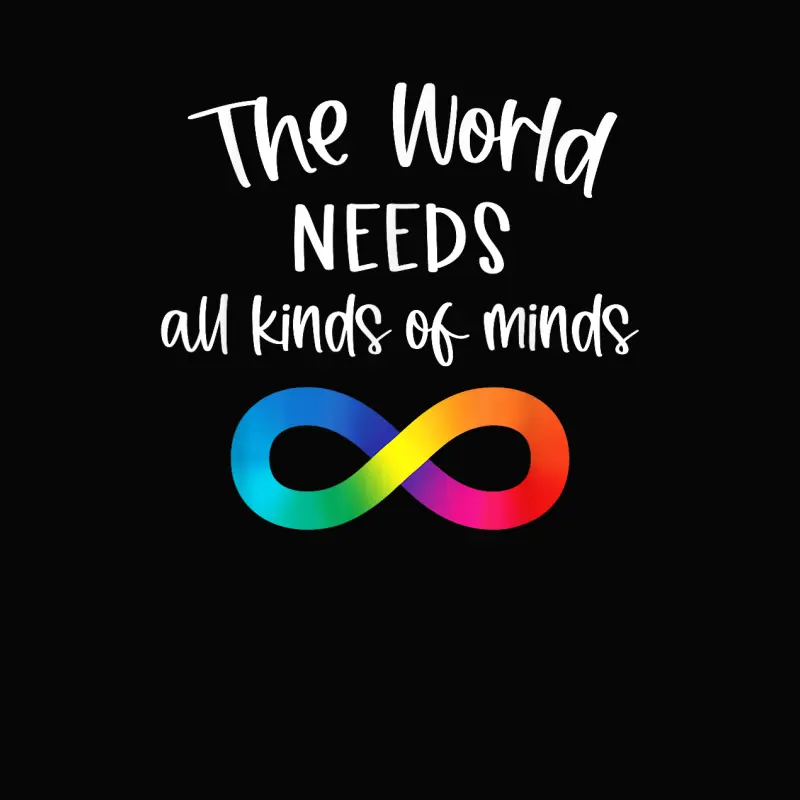 Infinity The World Needs All Kinds Of Minds Autism Fighter Toddler Staple T-Shirt