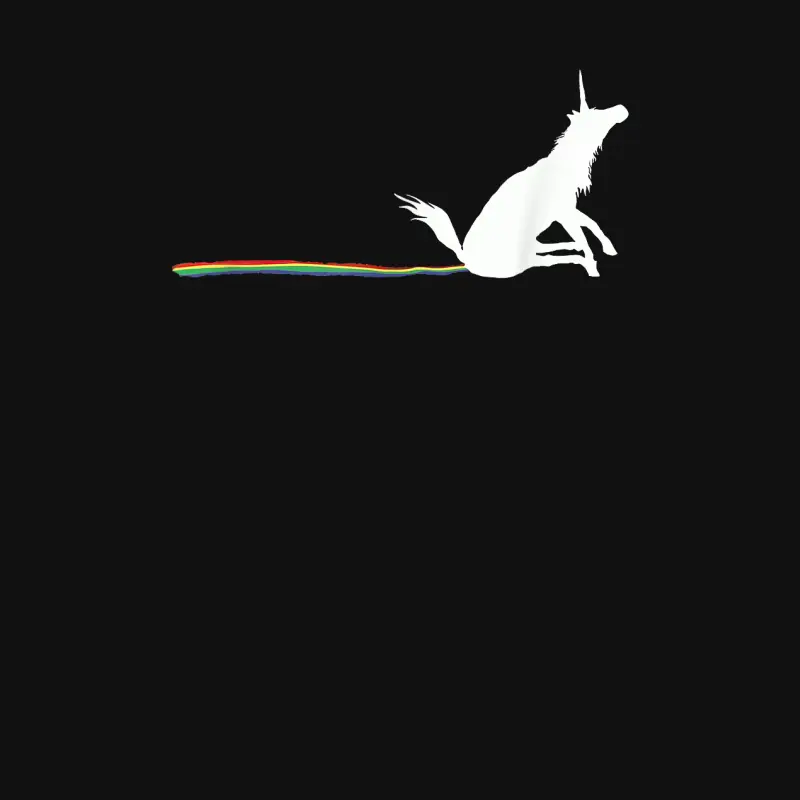 Pooping Unicorn How Rainbows Are Made Baby Onesie