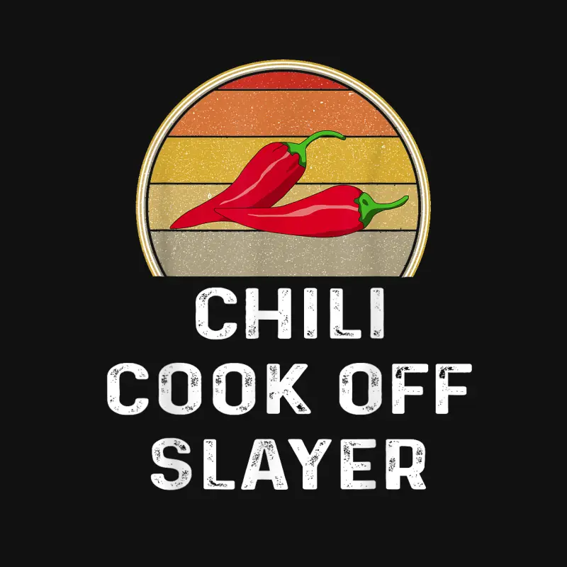 Chili Cook Off Slayer Funny Retro Cooking Competition Shirt Baby Onesie