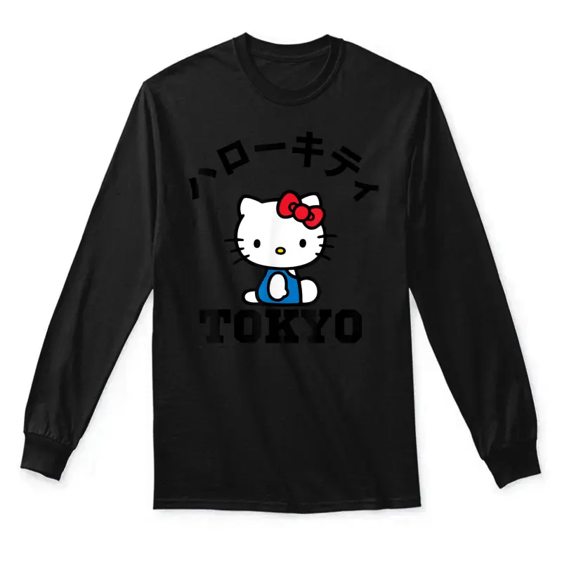 Hello Kitty Tokyo Tee Shirt Unisex Long Sleeve T-Shirt