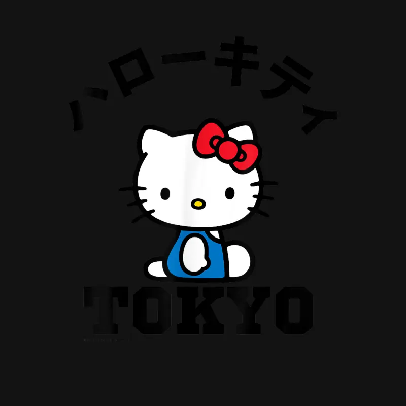Hello Kitty Tokyo Tee Shirt Unisex Long Sleeve T-Shirt