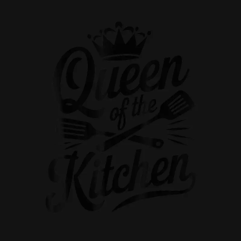 Queen Of The Kitchen Funny Chef Youth Staple T-Shirt