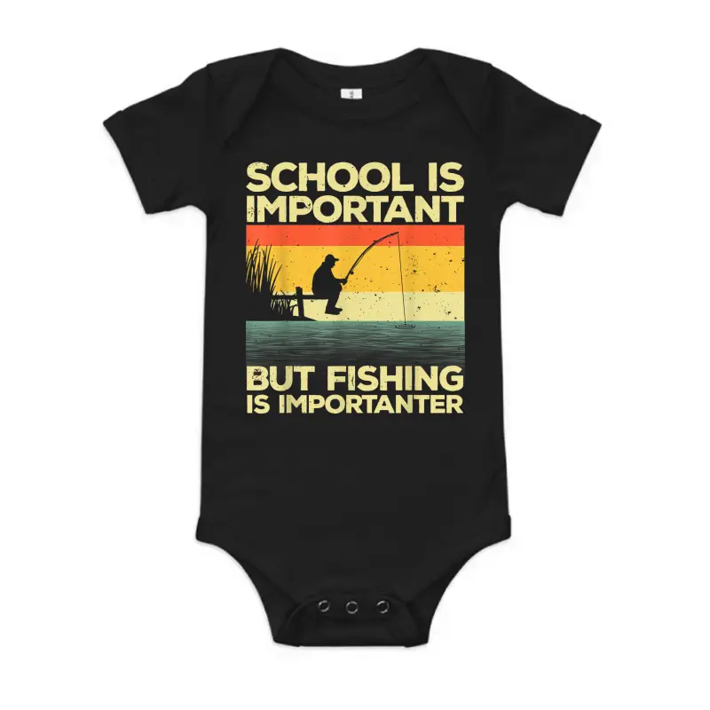 Cool Fishing For Men Women Bass Fishing Fisherman Fish Trout Baby Onesie