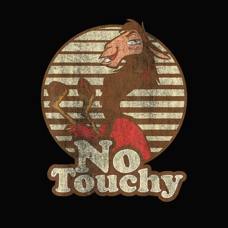 Disney Emperor's New Groove Kuzco Llama No Touchy Short Sleeve Toddler Staple T-Shirt