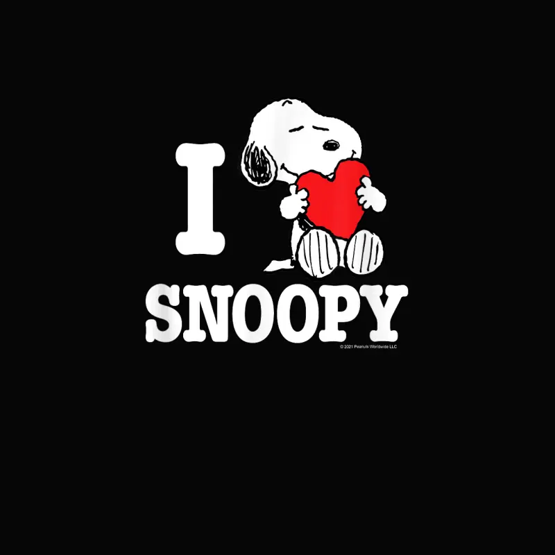 Peanuts - Valentines I Love Snoopy Toddler Staple T-Shirt