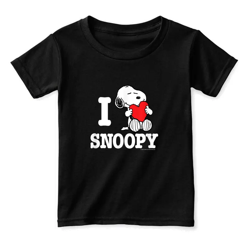 Peanuts - Valentines I Love Snoopy Toddler Staple T-Shirt