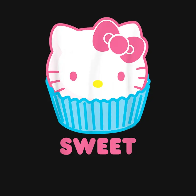 Hello Kitty Sweet Cupcake Youth Staple T-Shirt