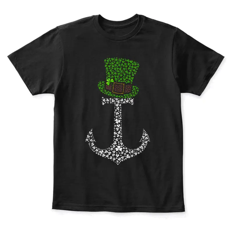 Leprechaun Anchor Shamrocks Cruise Squad St. Patrick's Day Youth Staple T-Shirt