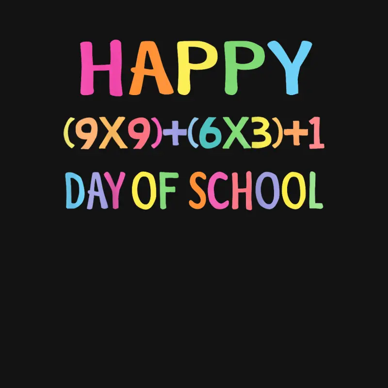 Math Formula 100 Days Of School Shirt Teacher Boy Girl Gift Youth Staple T-Shirt