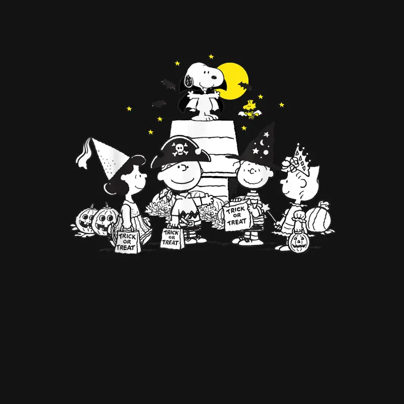 Peanuts Halloween Group Unisex Long Sleeve T-Shirt