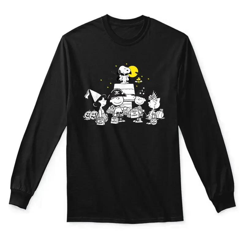 Peanuts Halloween Group Unisex Long Sleeve T-Shirt
