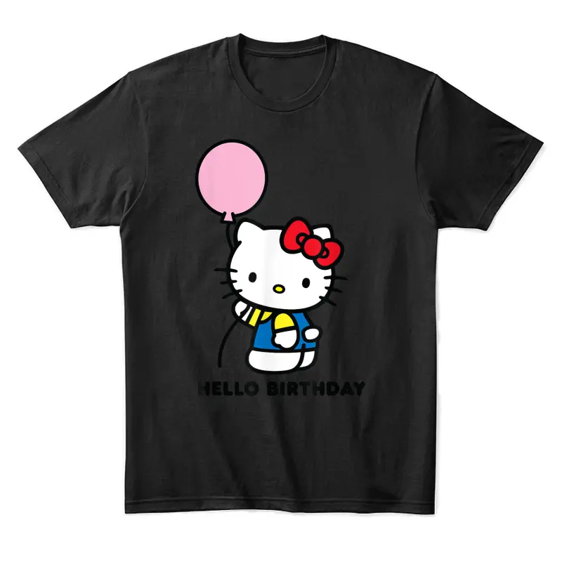 Hello Kitty Hello Birthday Unisex Staple T-Shirt