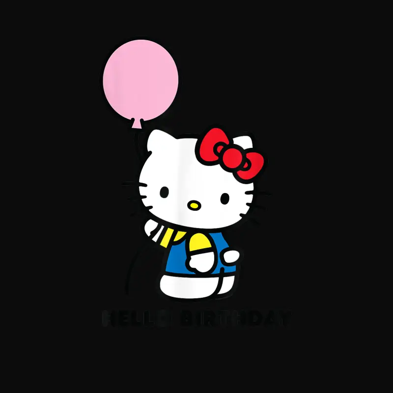 Hello Kitty Hello Birthday Unisex Staple T-Shirt