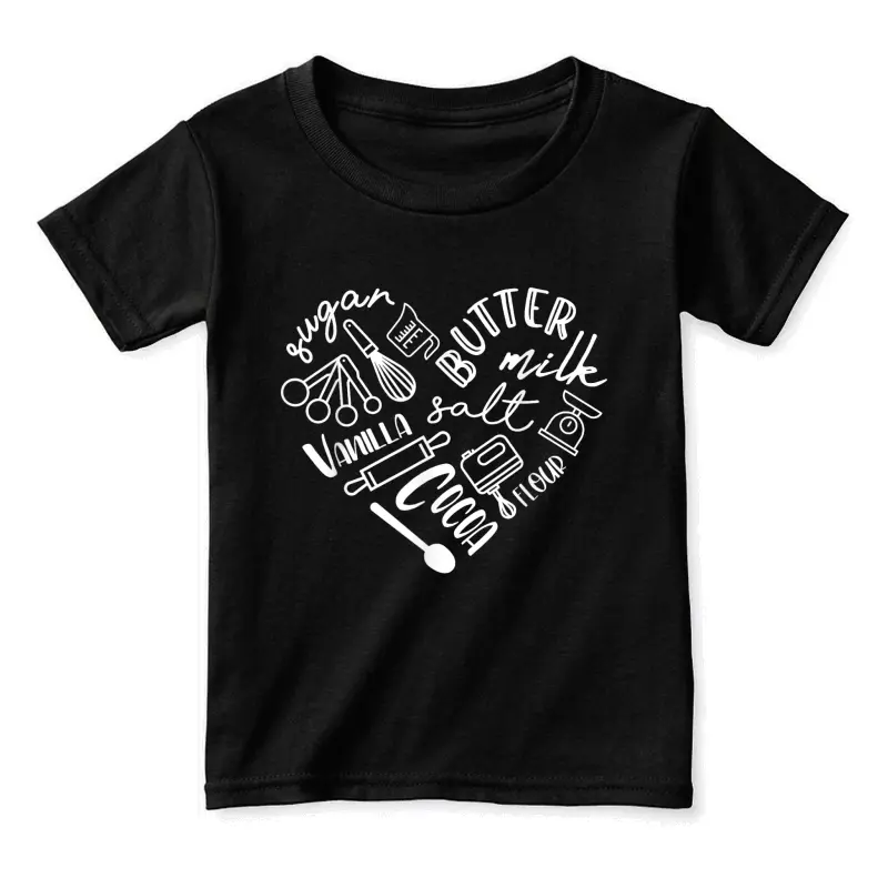 Baking Heart Shirt For Baker Pastry Chef Or Cook Toddler Staple T-Shirt